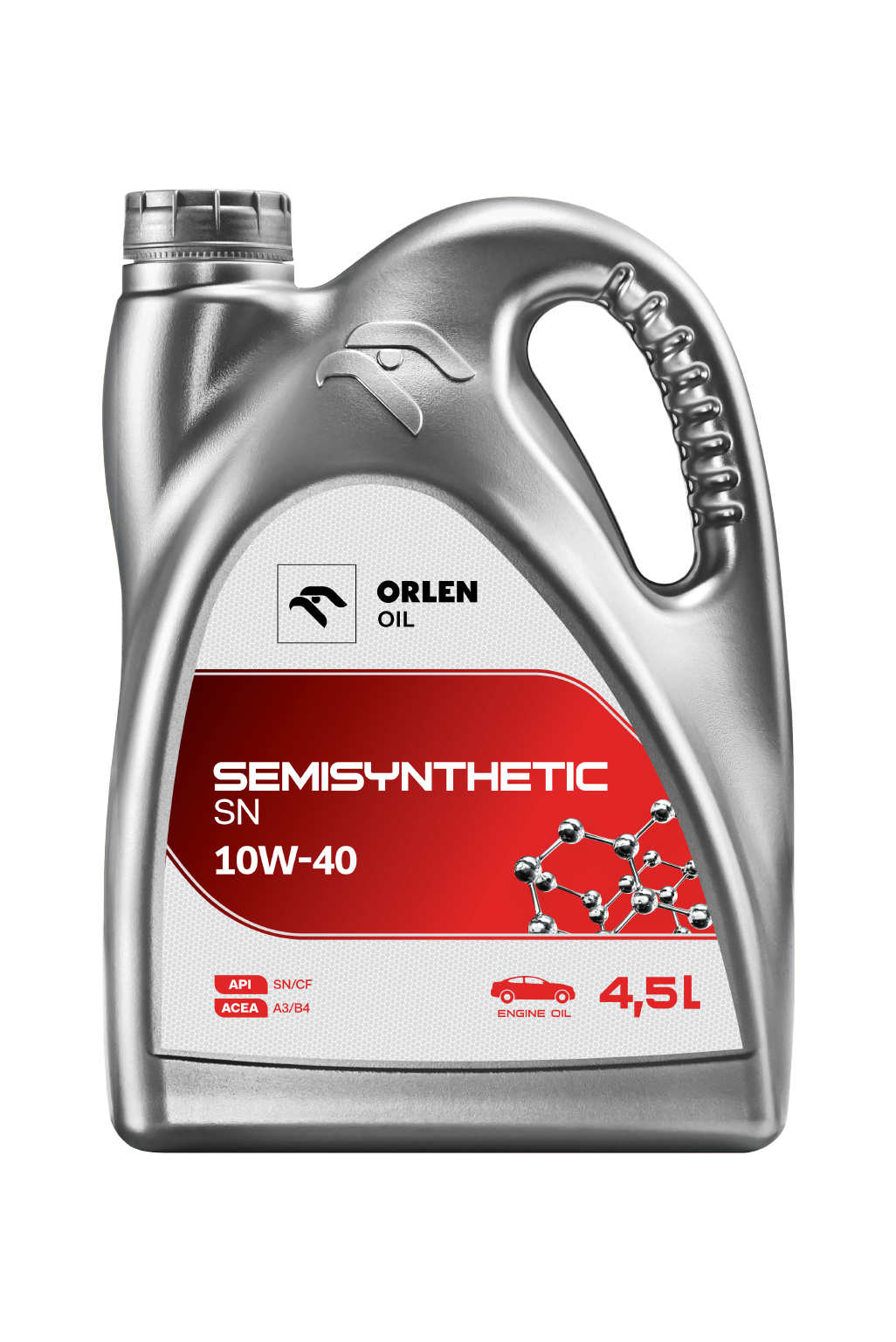 Олива моторна ORLEN O.OIL SEMISYNTHETIC SN 10w40 (4,5 L)